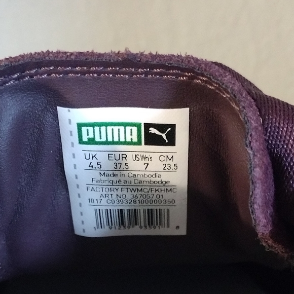 PUMA Suede Platform Trace ‘Winetasting Flame’ sneakers - Picture 4 of 10